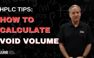 How to calculate void volume in HPLC?