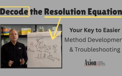 Understanding the Master Resolution Equation: Your Key Easier Method Development & Troubleshooting  